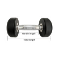 Wholesale Fixed Round Head CPU coated Gym Dumbbells
